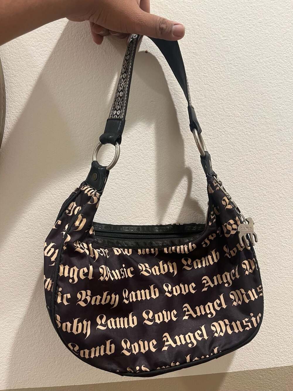 Rare Gwen Stefani L.A.M.B. for LeSportsac Hella Hobo Bag with Guitar Strap